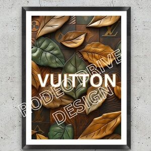 VUITTON WALL ART 11X17 PRINT VUITTON POSTER FRAME ARTWORK
